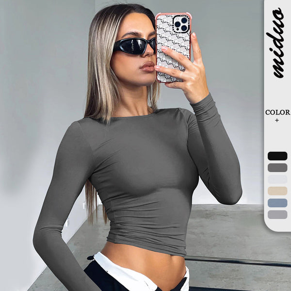 Y2K Casual Long Sleeve T-shirt Top