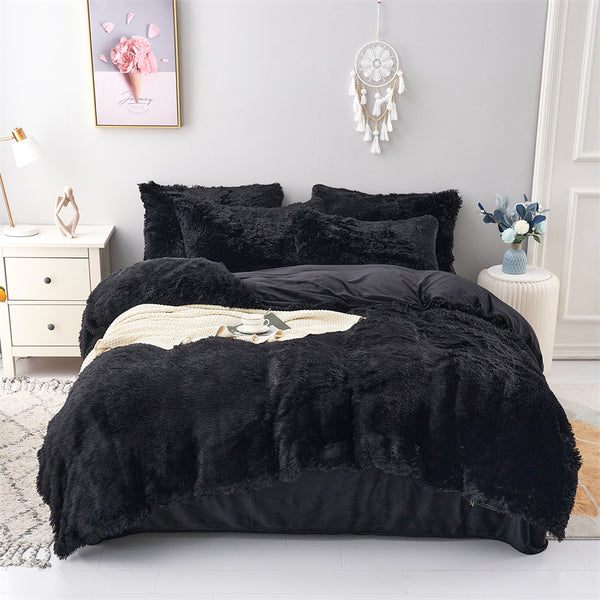 Fluffy Mink Pure Color Bedding