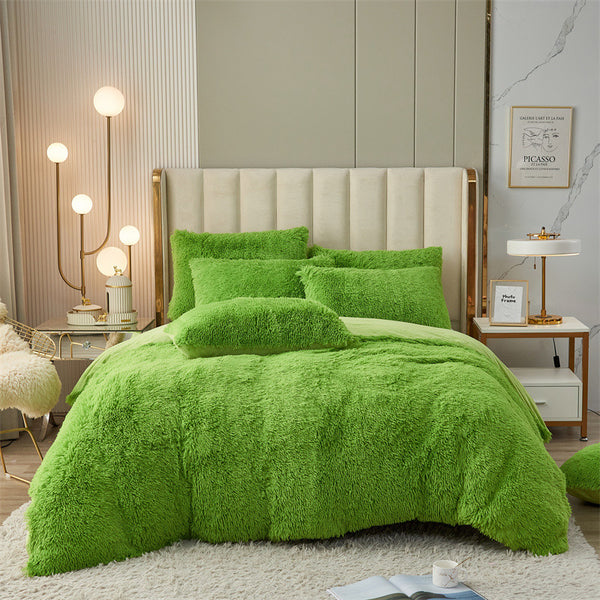 Fluffy Mink Pure Color Bedding